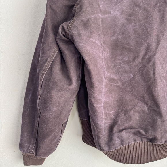 Vintage Carhartt J130 Sandstone Duck Jacket Brown Quilted Lined YKK Zip – M - Picture 9 of 12